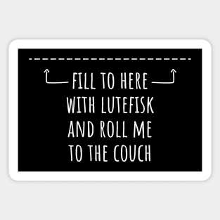 Funny Lutefisk Norway Pride Sticker